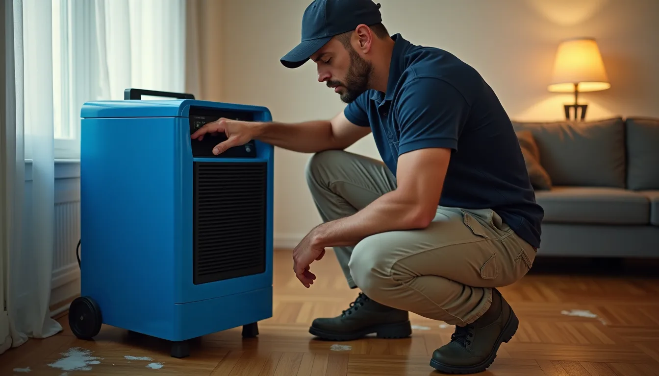 Water damage restoration service